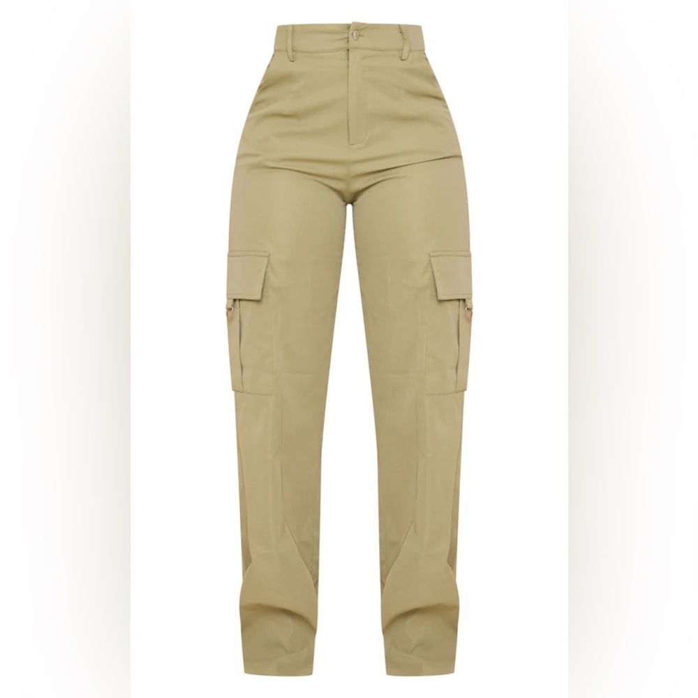 Pretty Little Thing straight leg cargo pants tall long